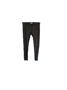 Cabi Zip Side Ponte Ankle Leggings Black Casual Pants Med